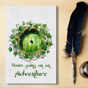 Druckbare LoTR Karte - You're Going On An Adventure Grußkarte - Glückwunschkarte zur Verlobung - Schwangerschaftskarte - Geschenk zum Abschluss