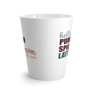 Fall Mug - Pumpkin Mug - Coffee Mug - Fall Coffee Mug - Latte Mug - Pumpkin Mug - Pumpkin Spice Mug - Pumpkin Spice Latte