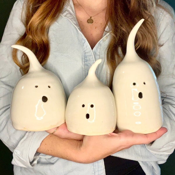 Ceramic Ghosts Etsy