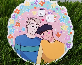 HEARTSTOPPER Nick und Charlie Sticker verliebt