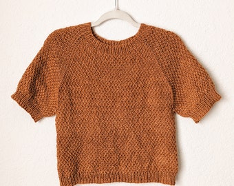 Louisa Tee Digital Knitting Pattern