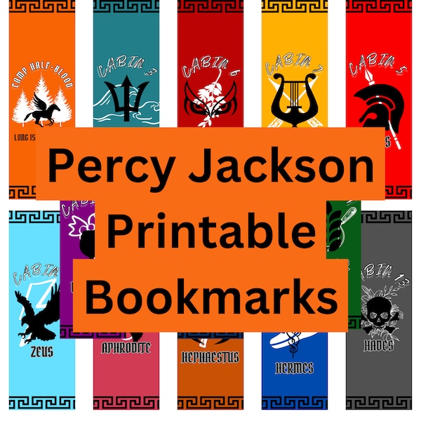 Percy Jackson Bookmark - Etsy