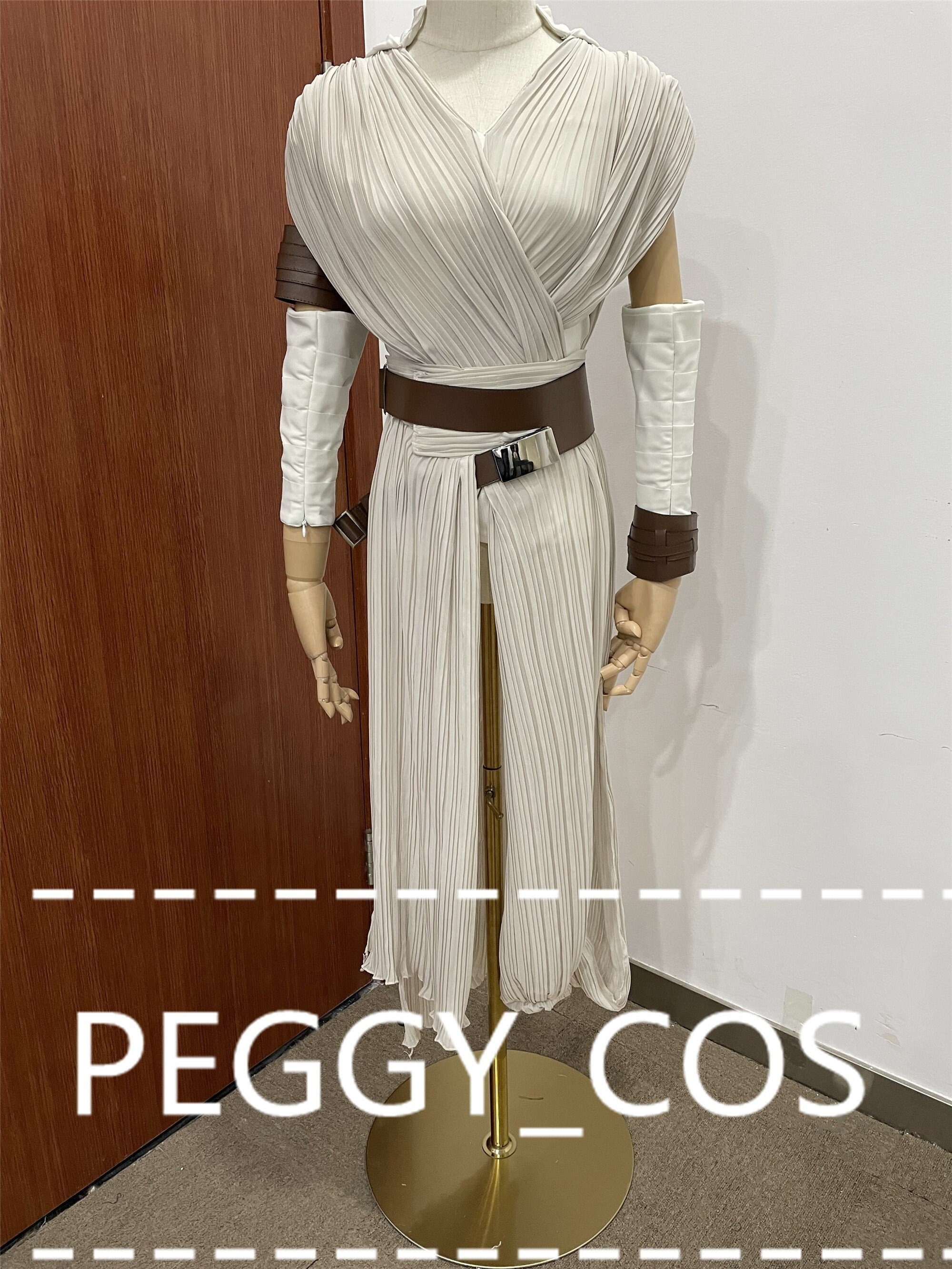 Star Wars 9 the Rise of Skywalker Rey Cosplay Costume Women 