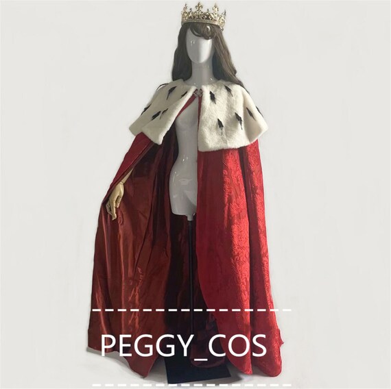 Vintage Queen/king Cosplay Cloak for Adult and Kids Made of Etsy Canada