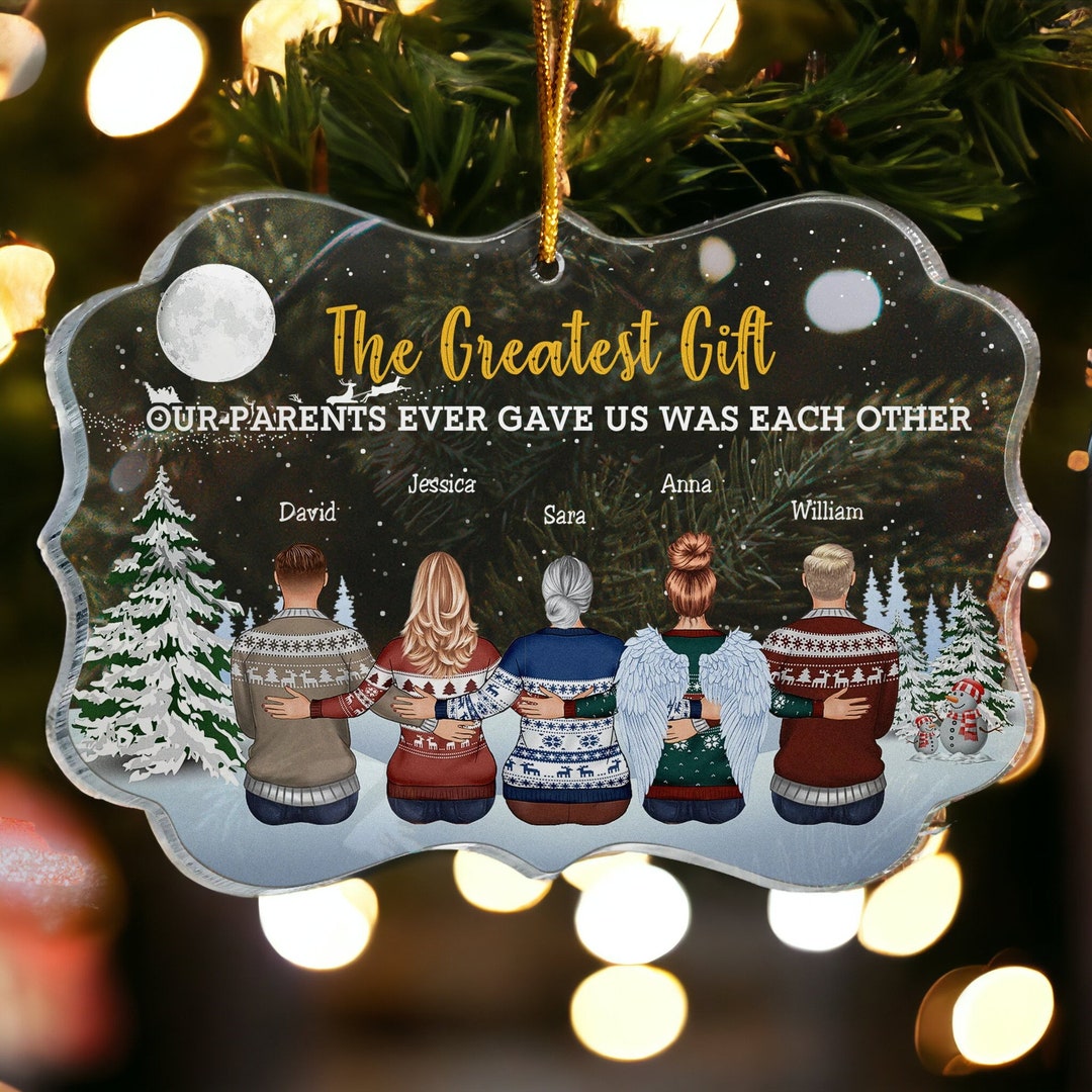 Custom Sisters Christmas Ornament Personalized Brothers - Etsy Canada