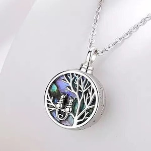 Cat Cremate Jewelry for Ashes, Sterling Silver Urn Necklace for Ashes for Pet, Ashes Keepsake Ash necklace, Ashes Necklace Cremation Jewelry