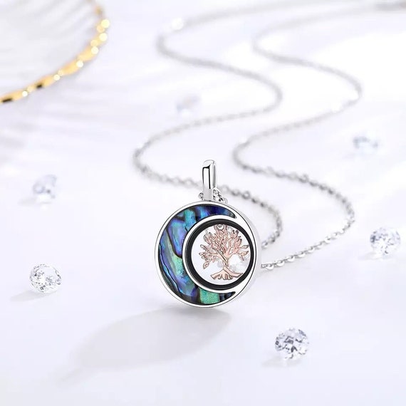 Magical Stone Tree Cremation Jewelry for Ashes, Sterling Silver Urn Necklace for Ashes Keepsake for Pet, Ashes Necklace, Cremate Jewelry