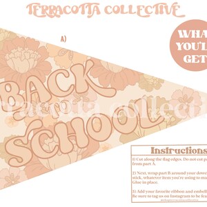 Back to School Flag Printable