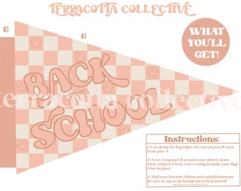 Back to School Flag Printable