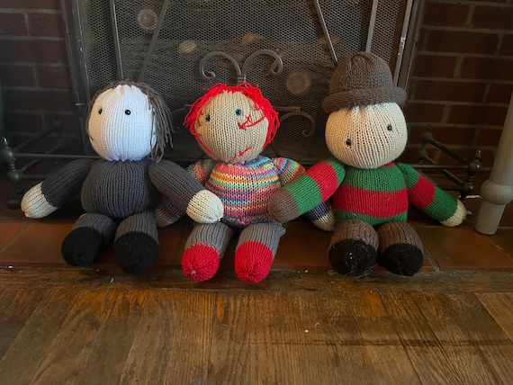 Chucky, Micheal Myers and Freddy 48 Pin Knitting Machine Pattern