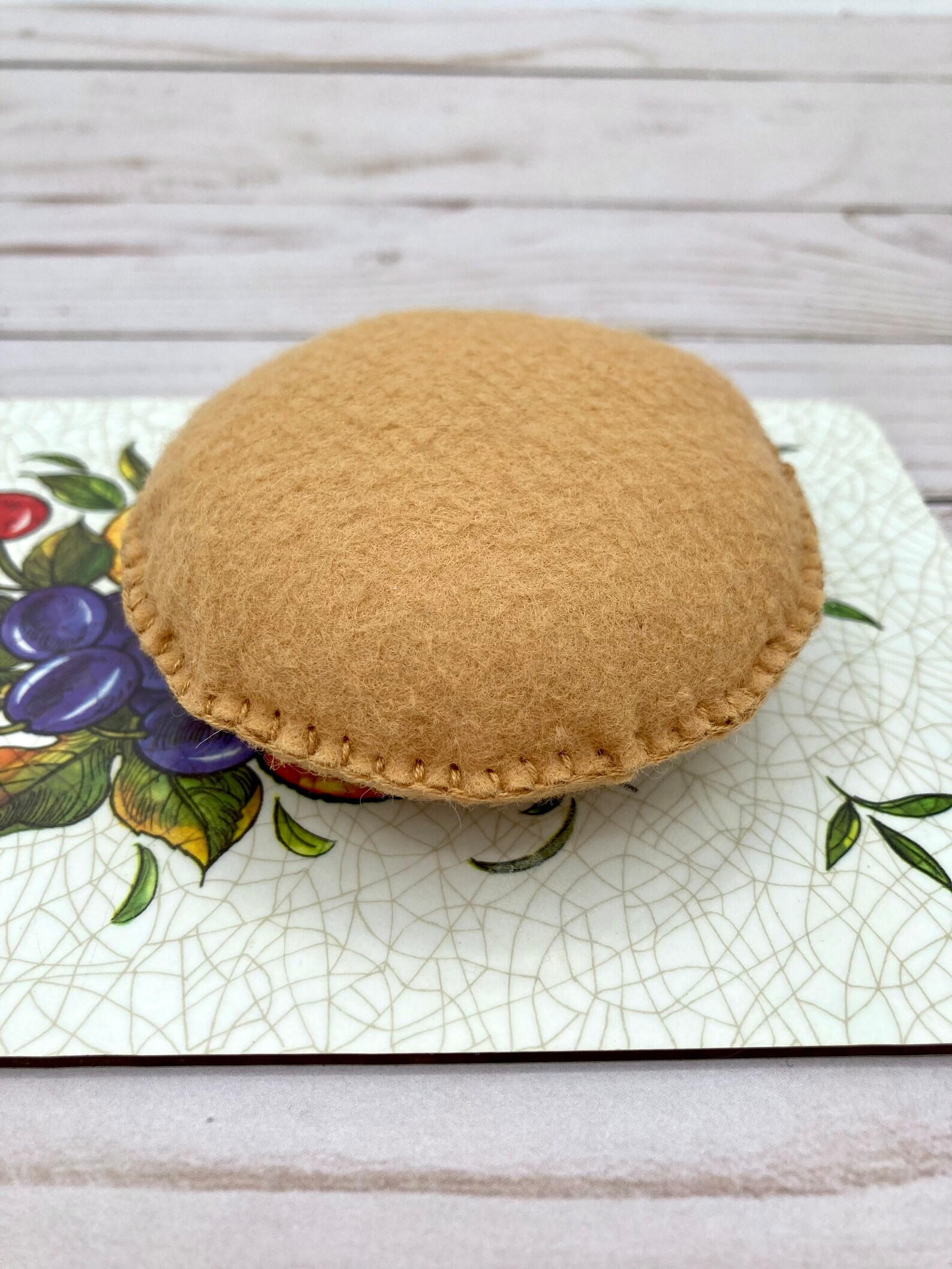Decorative Bread Rols Felt Bread Roll | Felt Dinner Roll | Handmade Felt Bread Roll | Felt ...