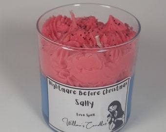 Sally Nightmare Before Christmas Candle, Coconut Wax, Halloween Decor