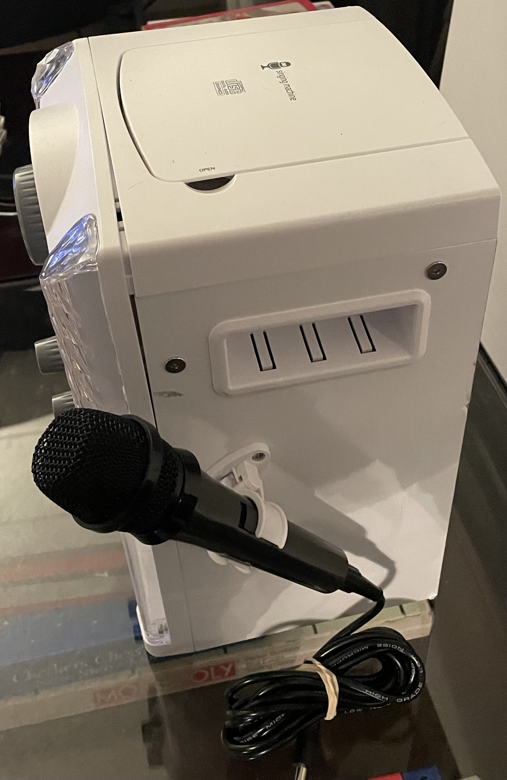 Singing Machine SML625BTW Bluetooth Karaoke System White Etsy