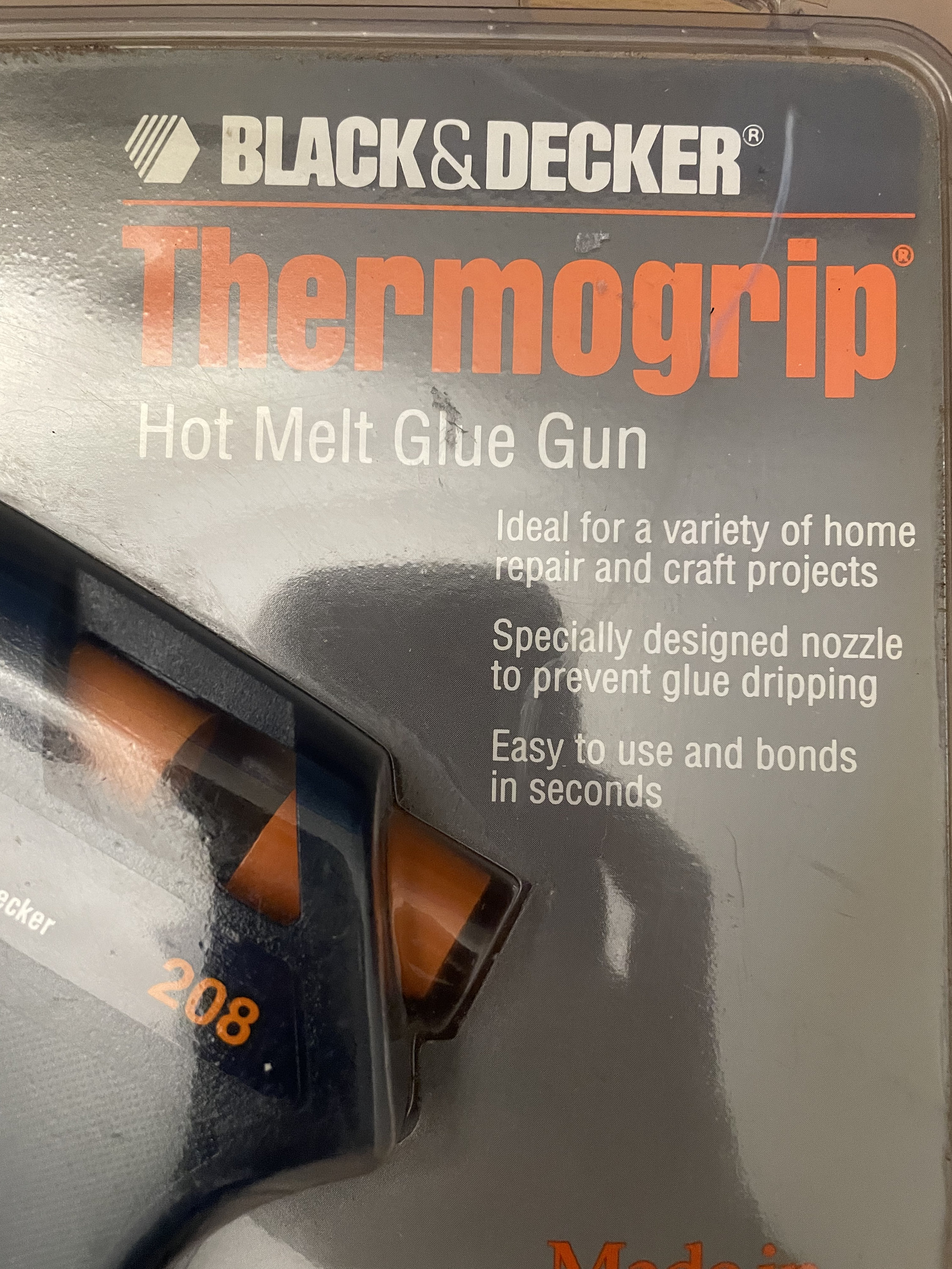 1989 Black & Decker Thermogrip 201 Thermocell Glue Gun, Type 1 Collector  Quality