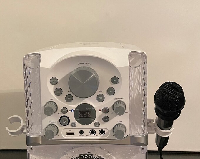 Singing Machine SML625BTW Bluetooth Karaoke System White Etsy