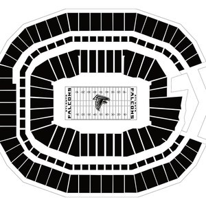 4 Layer Mercedes Benz Stadium Laser Cut/Engrave File