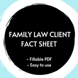 Familierecht Factsheet nieuwe cliënt