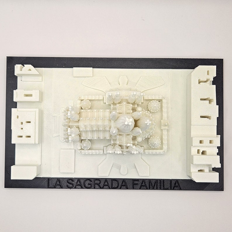 3D-Printed SAGRADA FAMILIA Replica Model Eco-designed Barcelona Gaudi Spain Cathedral Monument Landmark Souvenir by MiniCity3D image 3