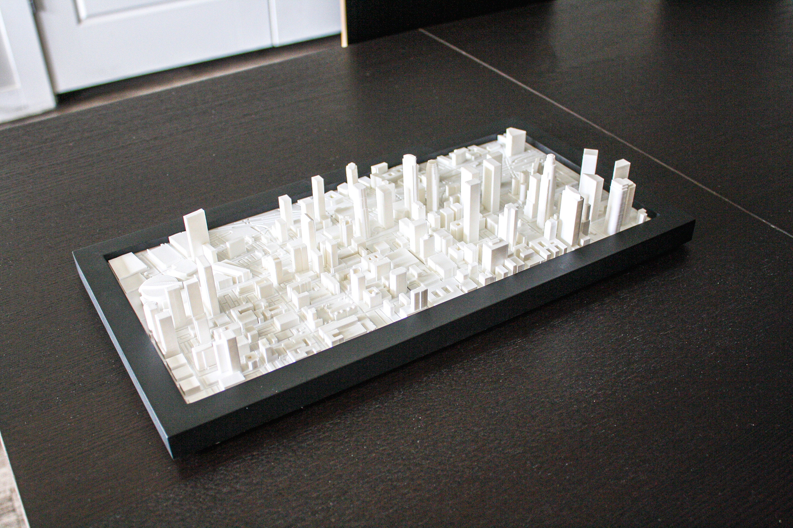 LOS ANGELES CALIFORNIA 3d-printed Map 10x18 Wall-hangable Eco-designed ...