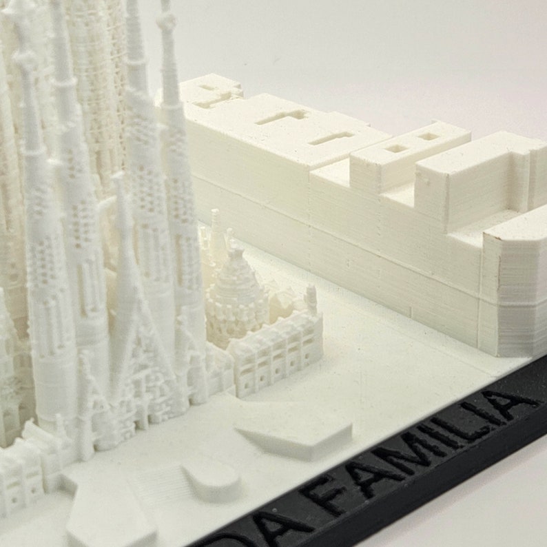 3D-Printed SAGRADA FAMILIA Replica Model Eco-designed Barcelona Gaudi Spain Cathedral Monument Landmark Souvenir by MiniCity3D image 6