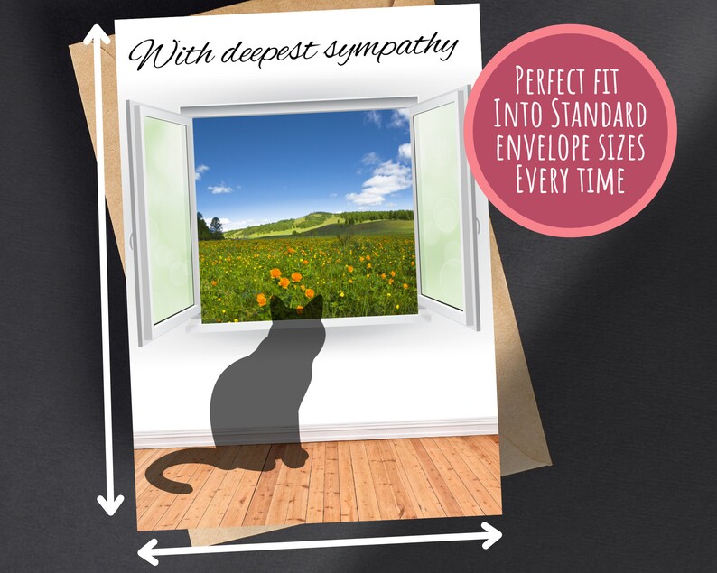 Printable Cat Sympathy Card Condolences Card Condolence Cards Grieving ...