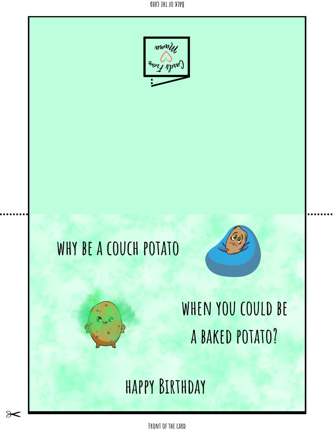 Funny Happy Birthday Printable Card