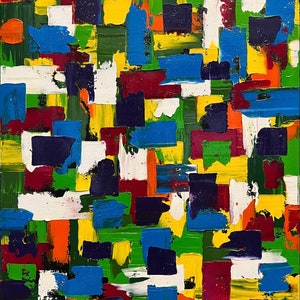 Original Abstract Oil Painting