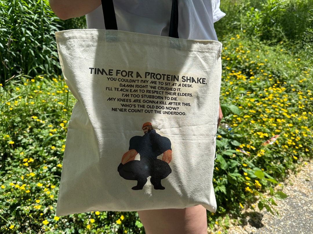 Brimstone VALORANT Tote Bag time for a Protein Shake Thiccstone 15 X 16