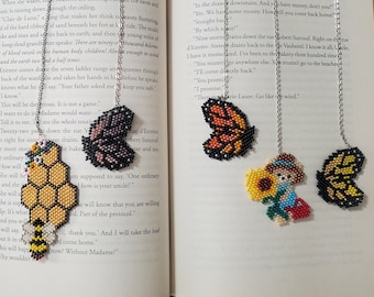 Beaded Bookmarks: Butterfly, Bear, Bee