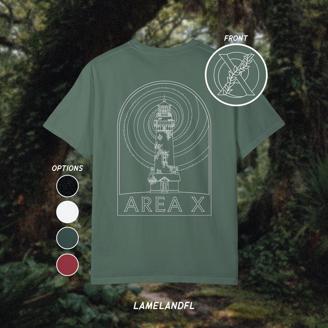 Area X Lighthouse T-shirt: Southern Reach Series Comfort Colors