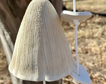 Wind Chime Mushroom by Poor House Pottery**DOUBLE STRAND**Bereavement-Mom-Friend-Wedding-Fathers Day-Mothers Day-Happy-Birthday-Party Favor!