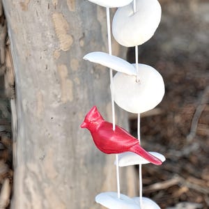 Cardinal Memorial Wind-Chime-A beautiful soul sympathy Wind Chime-Forever in our Hearts Wind Chime-In Loving Memory Chime-Bereavement Gift!