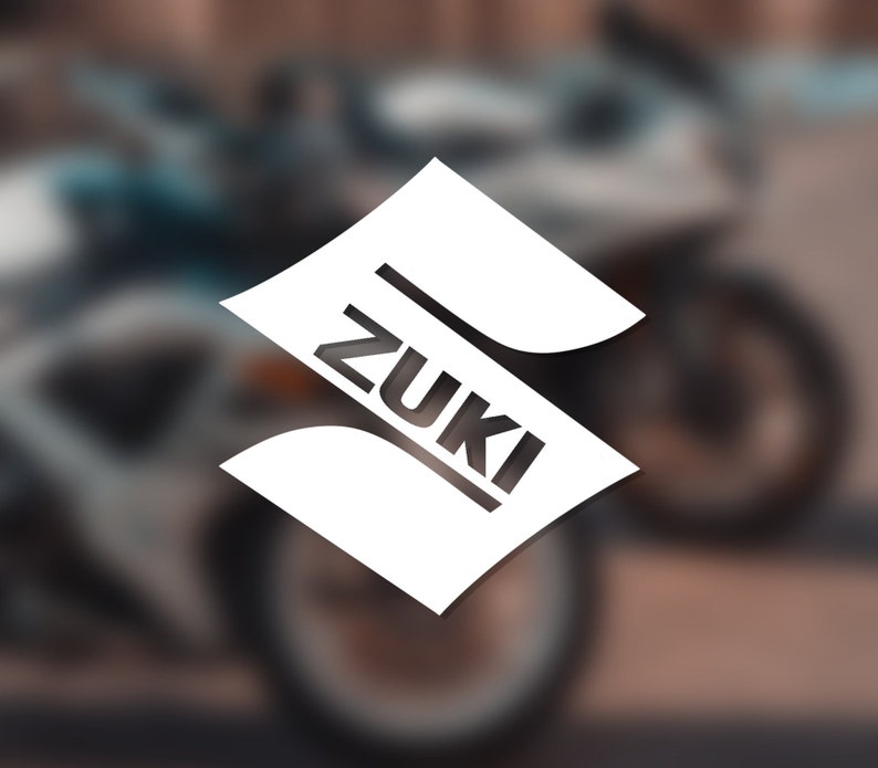 Suzuki Motorcycle Vinyl Decal/Die-Cut Sticker (Zuki) item image