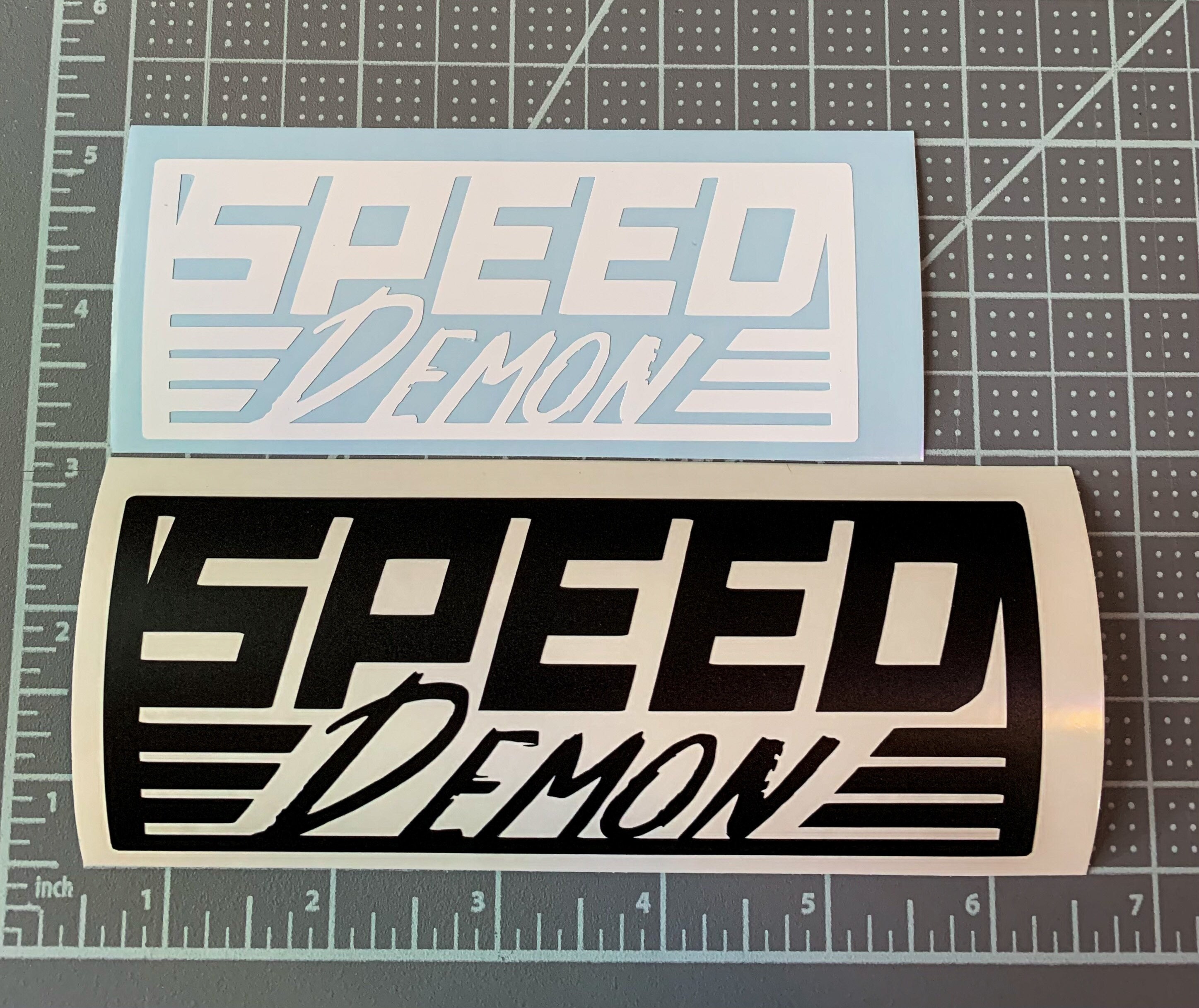 Dean Speed Sticker Speed Demon Vinyl Decal. Motorcycle Sticker // Sport Bike Decal // Car ...