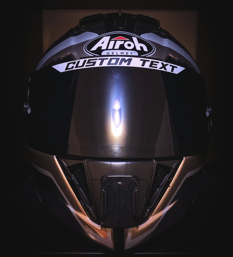 Custom Visor Strip for Motorcycle Helmet/vinyl Decal/racing Etsy