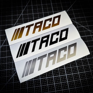 Toyota Tacoma Taco TRD Stripe Decal // Vinyl Die-Cut Sticker. ( Truck Decal / Car Decal / Tacoma Window Sticker / TRD Sticker / Tacoma Decal