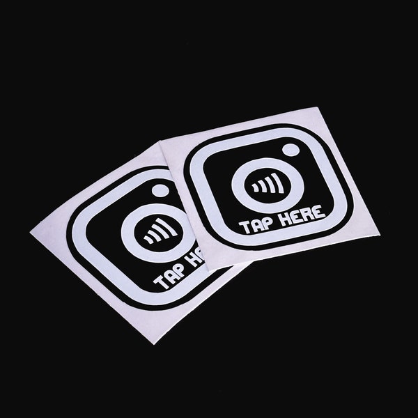 NFC Instagram Decal. Instagram Car Decal / Instagram Business / Personalized Custom Sticker / Social Media Decal