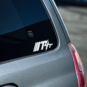 Toyota 4runner &#39;T4r&#39; Decal. Vinyl Die-Cut Sticker For Truck Decal / Car Decal / 4runner Window Decal / TRD 4runner / Toyota Stripes