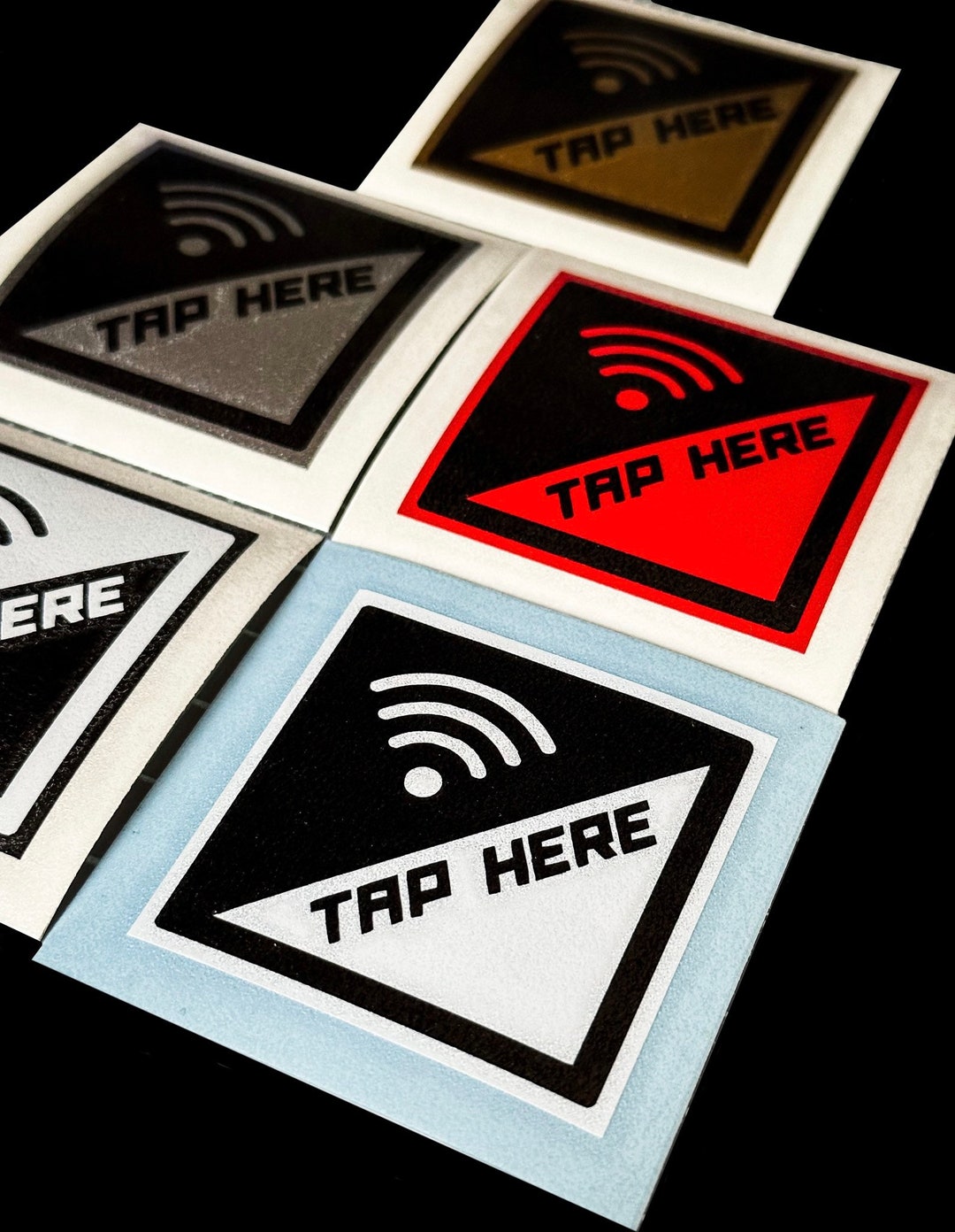 Link In Description Sticker NFC Vinyl Decal Personalized Link / Social Media Sticker for Business ...