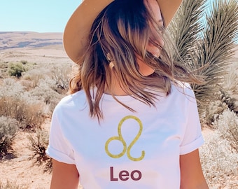 Leo T-Shirt | Augustus Verjaardagscadeau | Leeuw Horoscoop | Leo Verjaardagscadeau | Astrologie Lover Gift | Zodiac Shirt | Sterrenbeeld Shirts | Leo Liefde