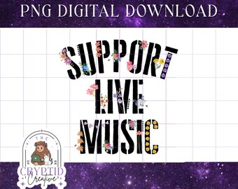 Support Live Music PNG Live Music PNG