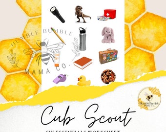 Cub Scout 6 Essentials Seek & Find