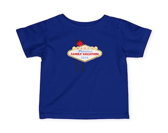 Las Vegas Sign Family Vacation Infant Tee | 2026 Kids Baby Shirt