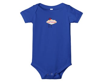 Little Vegas Sign Baby Onesie | Infant Jersey One Piece