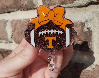 Glitter handmade badge reel