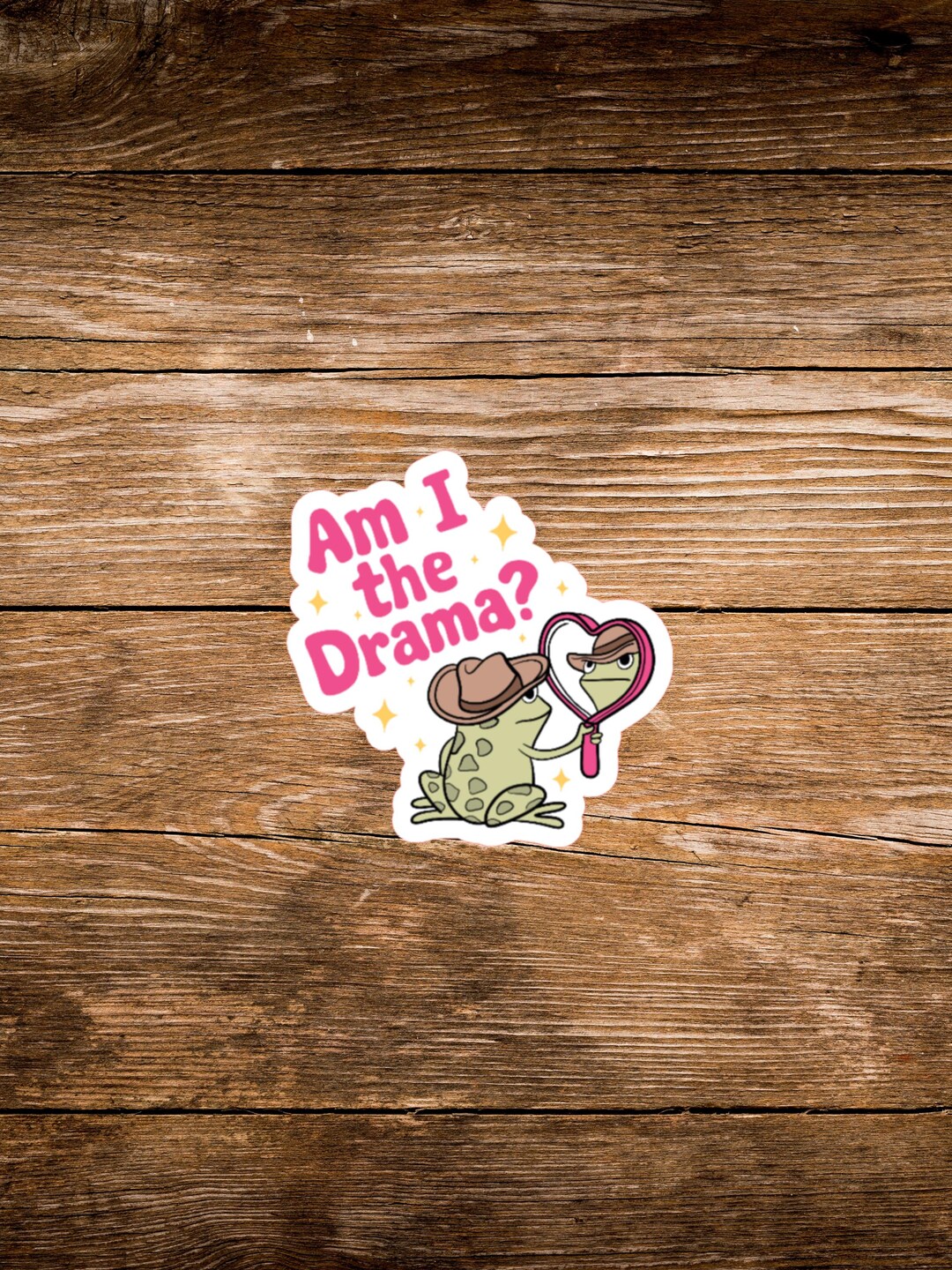 Funny Frog Sticker, Waterproof Sticker, Laptop Sticker, Water Bottle ...