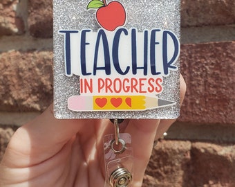 Teacher in progress badge reel