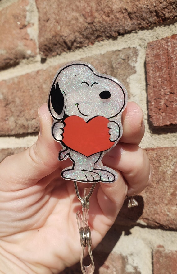 Snoopy Dog Badge Reel 