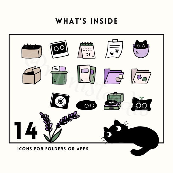 Studio Ghibli Folder Icons - Etsy