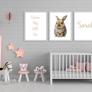 Woodland Animal Prints, Nursery Wall Decor, Digital Downloads, Editable Prints, Name Art, Woodland Animal Name Print, Woodland Animals